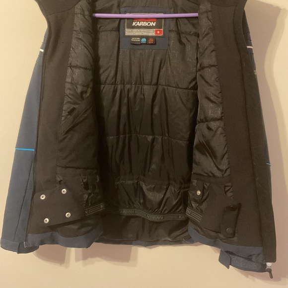 KARBON WOMENS WINTER SKI JACKET SIZE 8 NAVY BRAND NEW - Picture 5 of 5